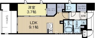 デュレジア薬院テラスの物件間取画像